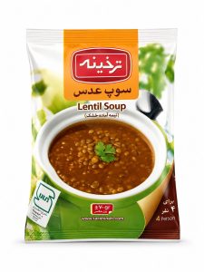 سوپ عدس نیمه آماده خشک