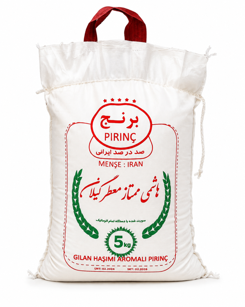 برنج هاشمی ممتاز معطر گیلان 5 کیلویی