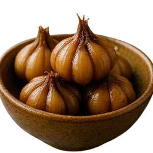 ترشی سیر سیاه و سفید
