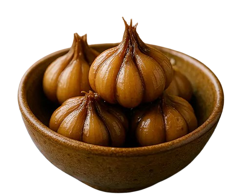ترشی سیر سیاه و سفید